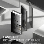 Galaxy S25 Series Privacy Tempered Glass [ Anti - Spy Glass] Mobile Case by CoverMeUp - Style 12