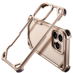 Protective Apple iPhone Back Cover - Forged Hollow Metal Guard Case - iPhone - Style 5