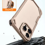 Protective Apple iPhone Back Cover - Forged Hollow Metal Guard Case - iPhone - Style 8