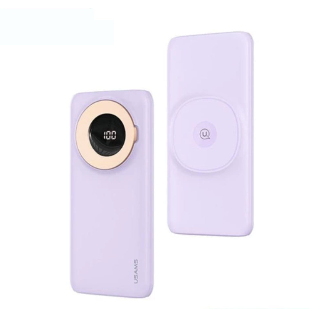 USAMS UltraCharge Magnetic Wireless 20W 10000mAh Power Bank