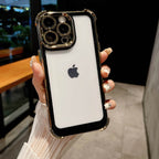 Protective Apple iPhone Back Cover - High Edge Frame Clear Shield Case - iPhone