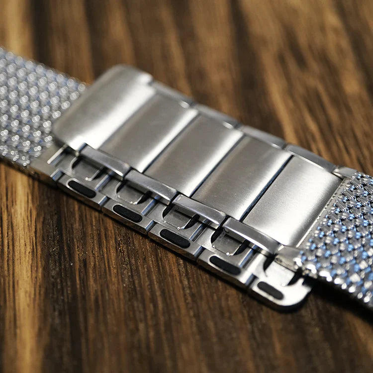 Luxury Steel Magnet Clasp Strap for Apple Watch Mobile Case by CoverMeUp - Style 6