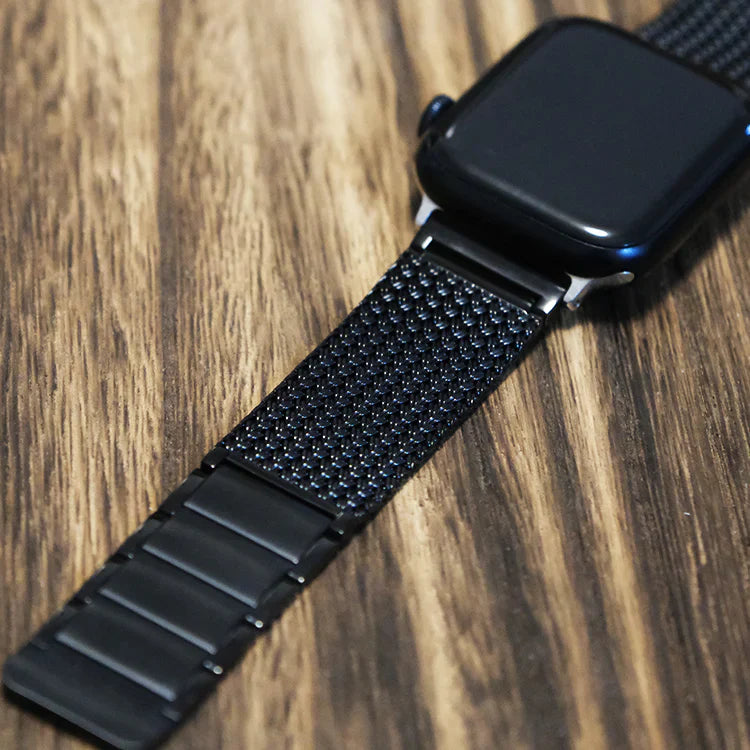 Luxury Steel Magnet Clasp Strap for Apple Watch Mobile Case by CoverMeUp - Style 5