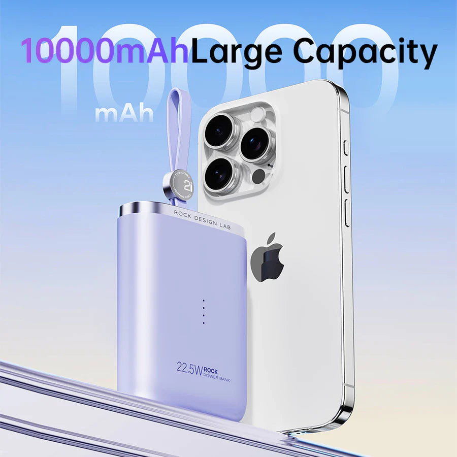 ROCK 22.5W PowerPulse 10000mAh Fast Charging Power Bank