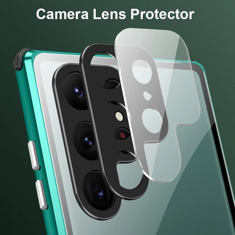 Privacy Shield Dual Magnetic Glass Case - Samsung Mobile Case by CoverMeUp - Style 21