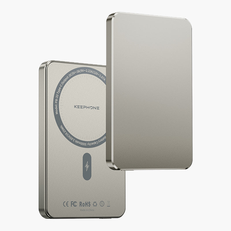 Keephone Ultra-Compact Cross-Border Magnetic 5000 mAH Mini Power Bank