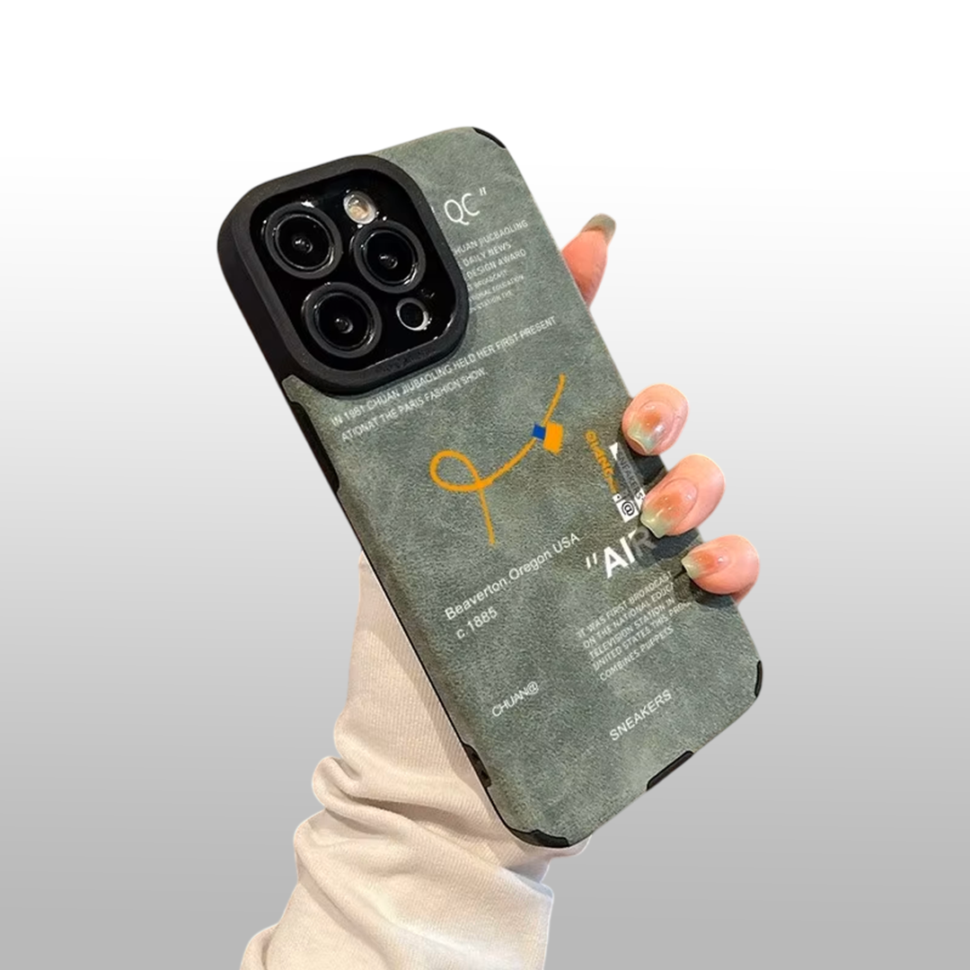 Protective Apple iPhone Back Cover - Air Addition Leather Case - iPhone - Style 15
