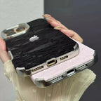 Protective Apple iPhone Back Cover - Silky Snowy Mountain Leather Case - iPhone - Style 8