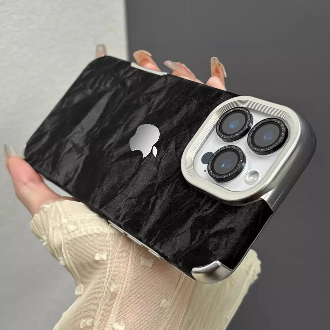 Protective Apple iPhone Back Cover - Silky Snowy Mountain Leather Case - iPhone - Style 5