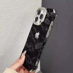 Protective Apple iPhone Back Cover - Silky Snowy Mountain Leather Case - iPhone - Style 7