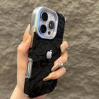 Protective Apple iPhone Back Cover - Silky Snowy Mountain Leather Case - iPhone - Style 6
