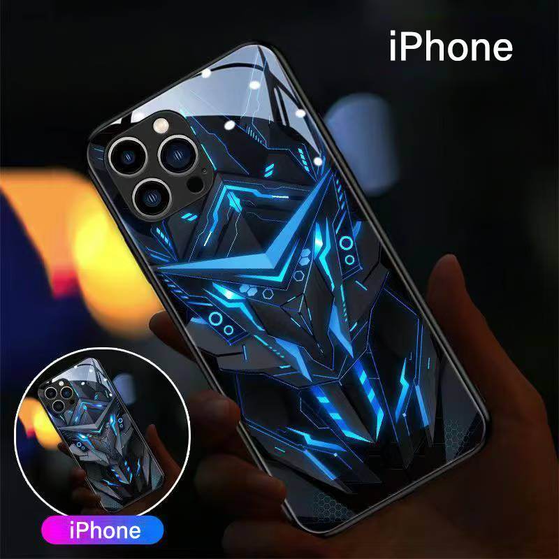 Protective Apple iPhone Back Cover - Dynamic Smart Light Effects Case - iPhone - Style 5