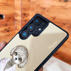 Nimmy Premium Embroidered Leather Case - Samsung Galaxy S25 Ultra Nimmy Official Embroidery Leather Case with Magsafe - Gold - Style 6