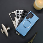 Elegant Metal Paint Borderless Magsafe Case - Samsung Mobile Case by CoverMeUp - Style 9