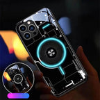 Protective Apple iPhone Back Cover - LED Glow MagSafe Case - iPhone - Style 8