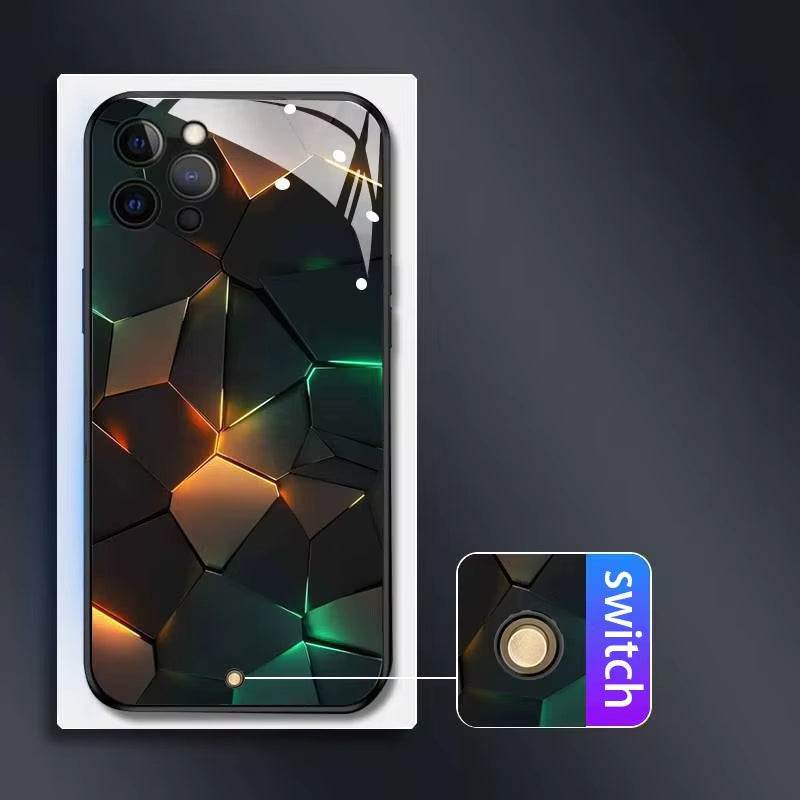 Protective Apple iPhone Back Cover - Smart Luminous Aura Flash Case - iPhone - Style 4