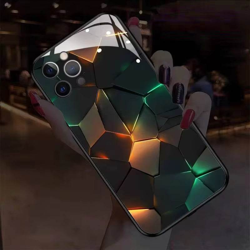 Protective Apple iPhone Back Cover - Smart Luminous Aura Flash Case - iPhone - Style 3