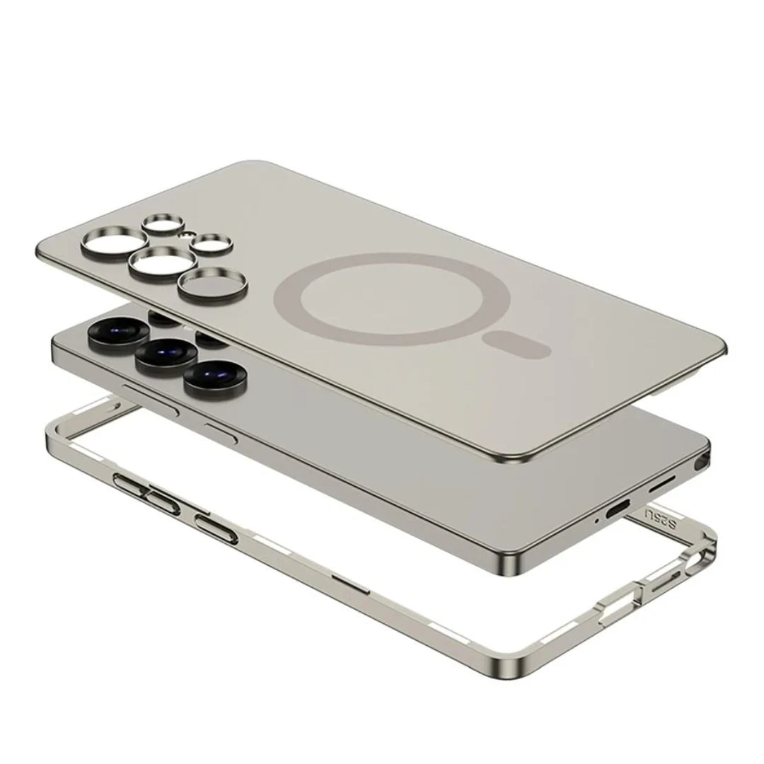 Edge Guard Frosted Dual Magnetic Case - Samsung Mobile Case by CoverMeUp - Style 8