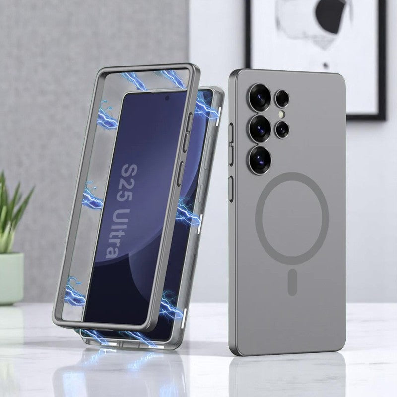 Edge Guard Frosted Dual Magnetic Case - Samsung Mobile Case by CoverMeUp - Style 10