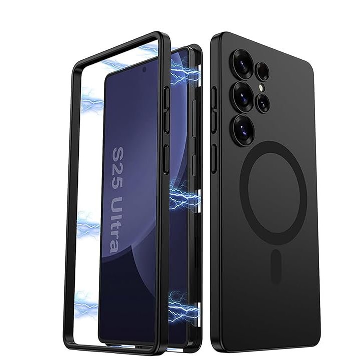 Edge Guard Frosted Dual Magnetic Case - Samsung Mobile Case by CoverMeUp - Style 9
