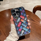 Colorful Plated Weave Pattern Case Mobile Case by CoverMeUp - Style 4