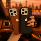 Protective Apple iPhone Back Cover - Supreme Leather Texture Defense Case - iPhone - Style 6
