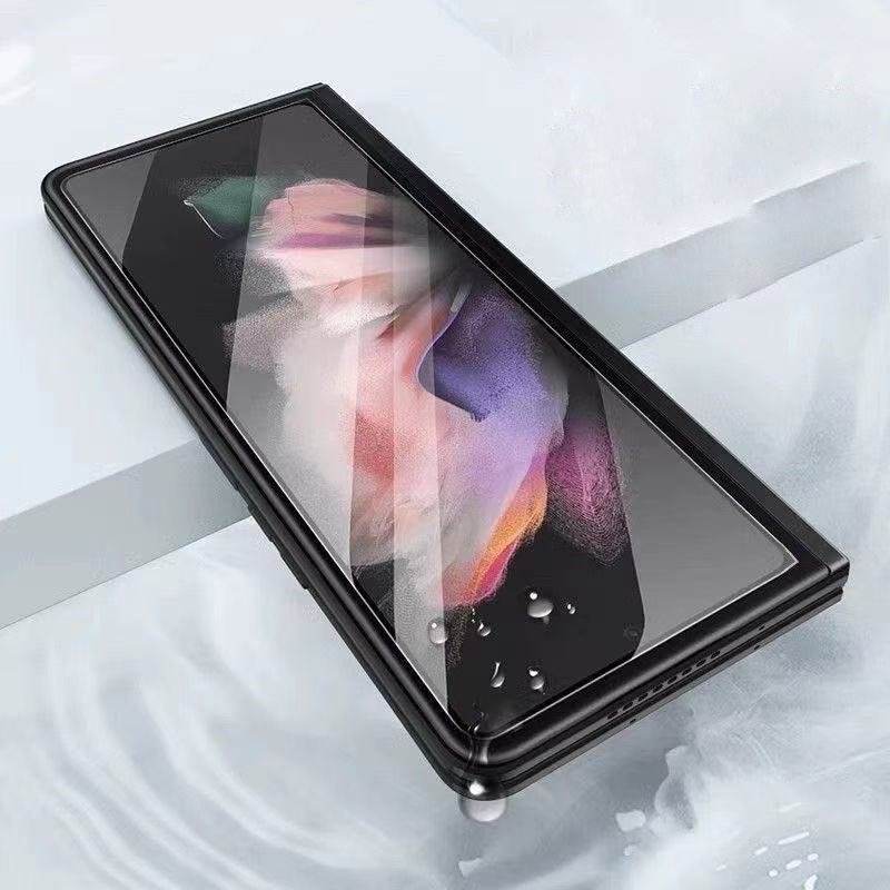 Galaxy Z Fold7 Ultra HD Full Coverage Tempered Glass Mobile Case by CoverMeUp - Style 3