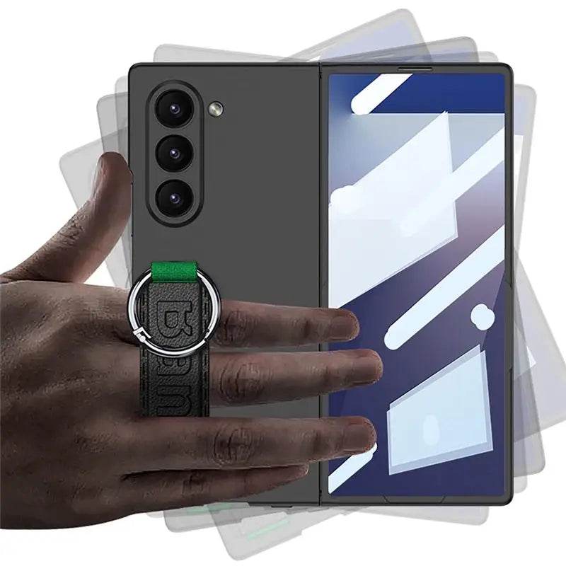 Galaxy Z Fold7 Versatile Stretchy Wrist Band Case Mobile Case by CoverMeUp - Style 9