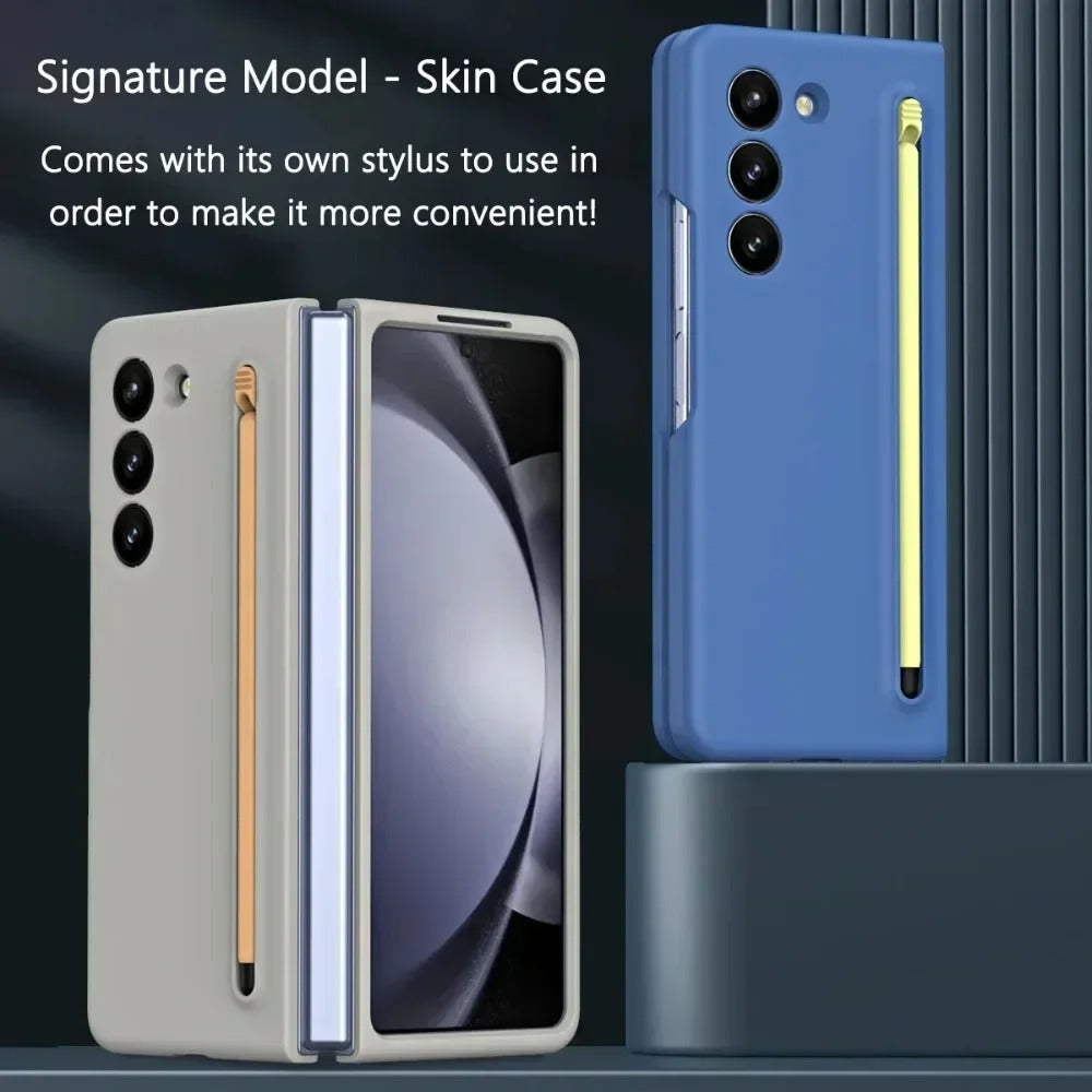 Galaxy Z Fold7 Flexi Shield Slim S-Pen Slot Edition Case Mobile Case by CoverMeUp - Style 7