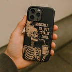 Skeleton Mood - Crystal Mobile Case by CoverMeUp