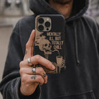 Skeleton Mood - Crystal Mobile Case by CoverMeUp - Style 3