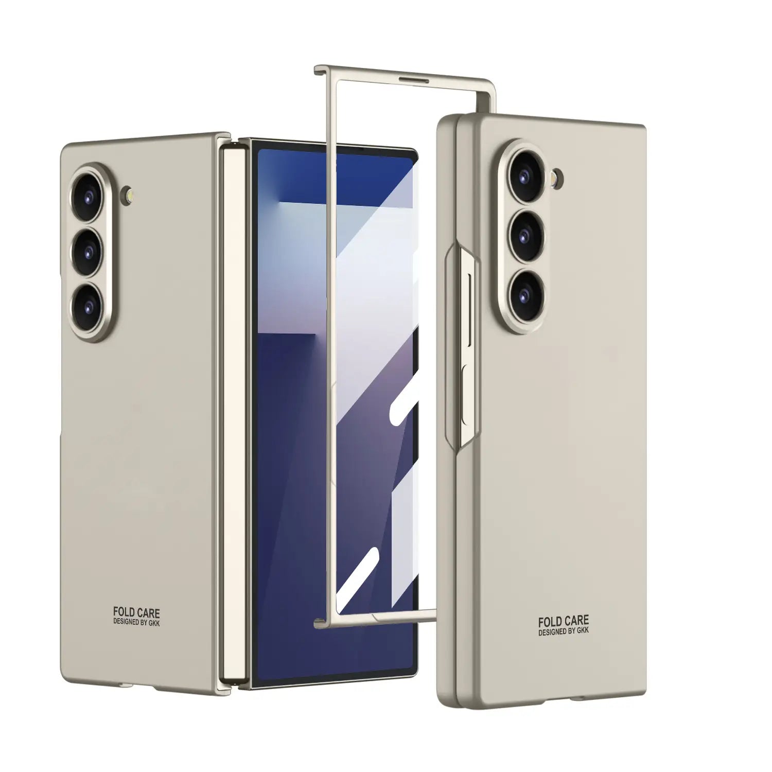 Galaxy Z Fold7 Deluxe Matte Robust Frame Case Mobile Case by CoverMeUp