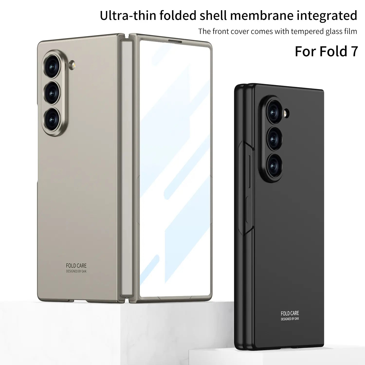 Galaxy Z Fold7 Deluxe Matte Robust Frame Case Mobile Case by CoverMeUp - Style 13
