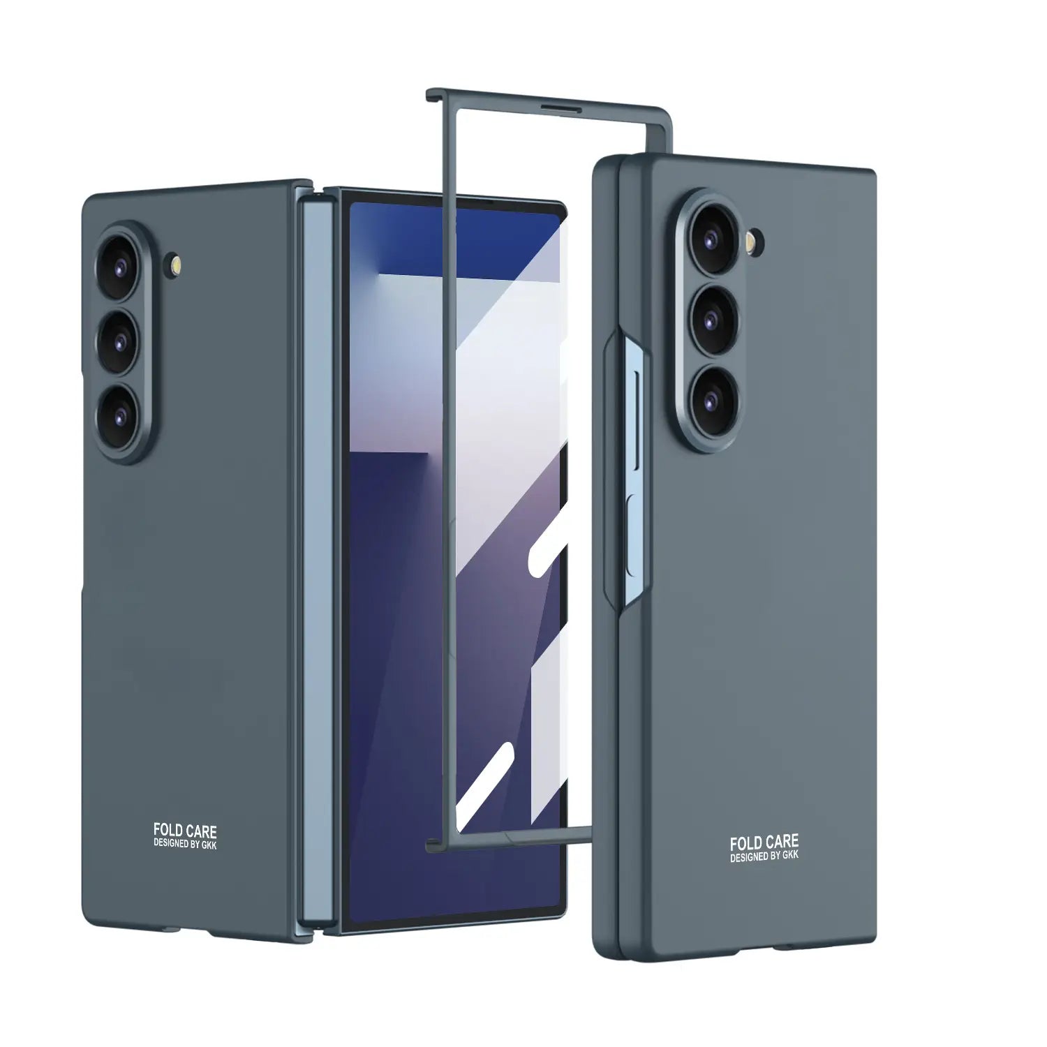 Galaxy Z Fold7 Deluxe Matte Robust Frame Case Mobile Case by CoverMeUp - Style 6