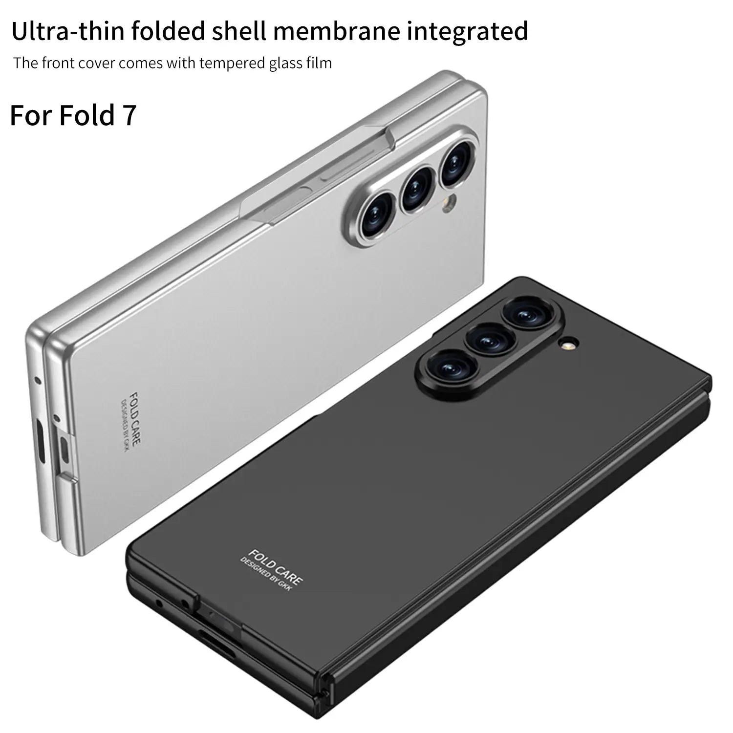Galaxy Z Fold7 Deluxe Matte Robust Frame Case Mobile Case by CoverMeUp - Style 14