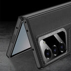 Galaxy Z Fold6 Heritage™ Cutting Edge Leather Case Mobile Case by CoverMeUp - Style 3
