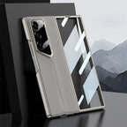 Galaxy Z Fold6 Heritage™ Cutting Edge Leather Case Mobile Case by CoverMeUp - Style 2