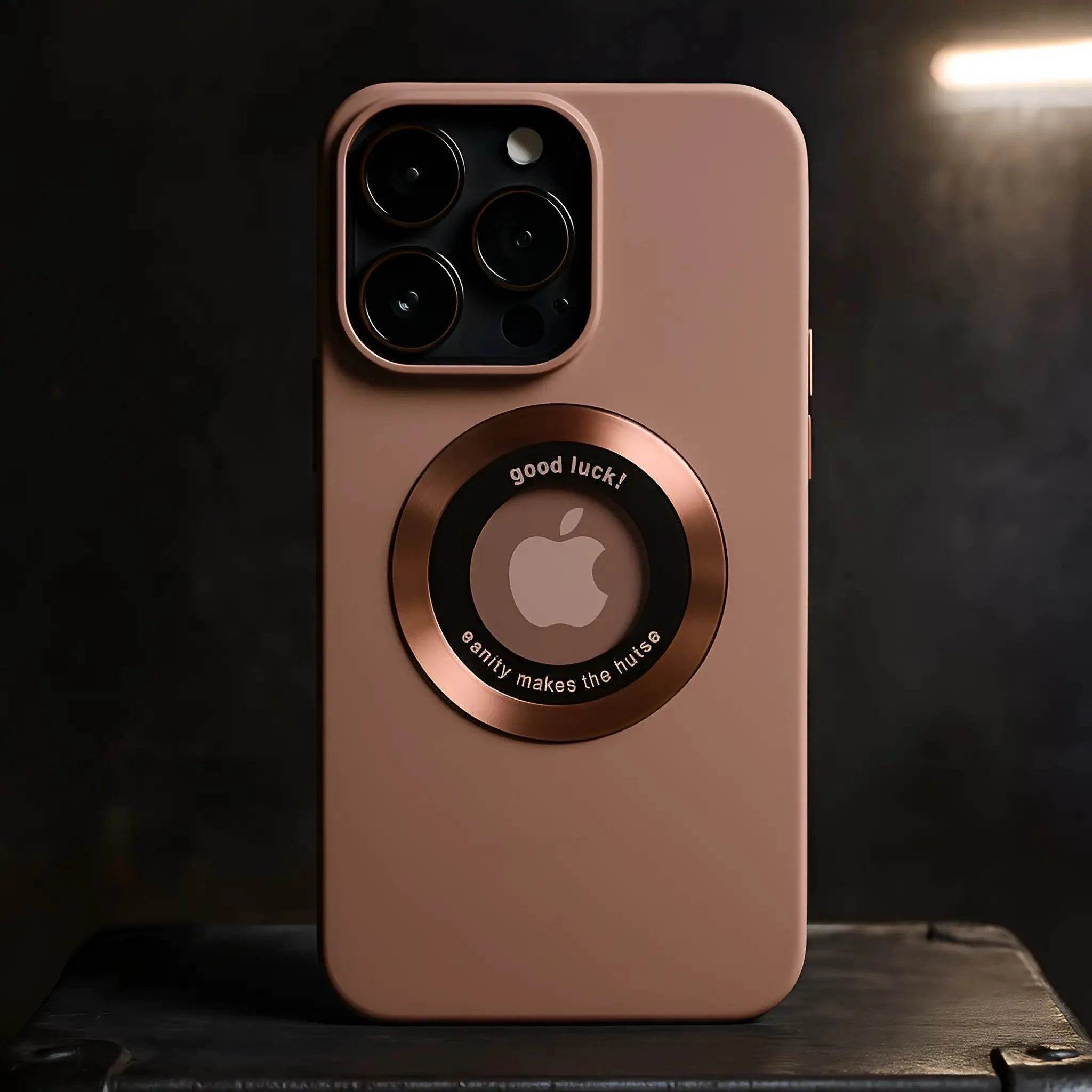 Protective Apple iPhone Back Cover - Matte Lens Film Shockproof Magsafe Case - iPhone - Style 4