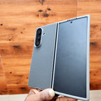 Samsung Galaxy Z Fold7 Slim Carbon Fiber Textured Matte Case with Inside Cloth