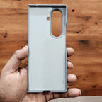 Samsung Galaxy Z Fold7 Slim Carbon Fiber Textured Matte Case with Inside Cloth
