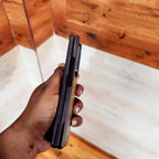 Samsung Galaxy Z Fold7 Bussiness Style Electroplating Leather Case - Coffee