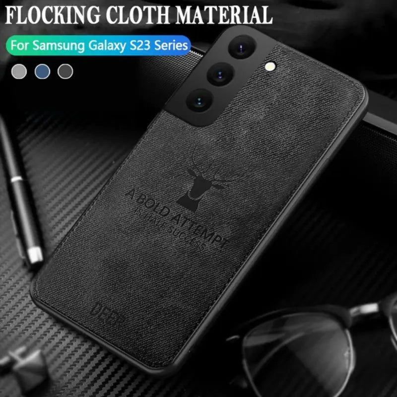 Deer Pattern Elegance Leather Case Mobile Case by CoverMeUp - Style 18
