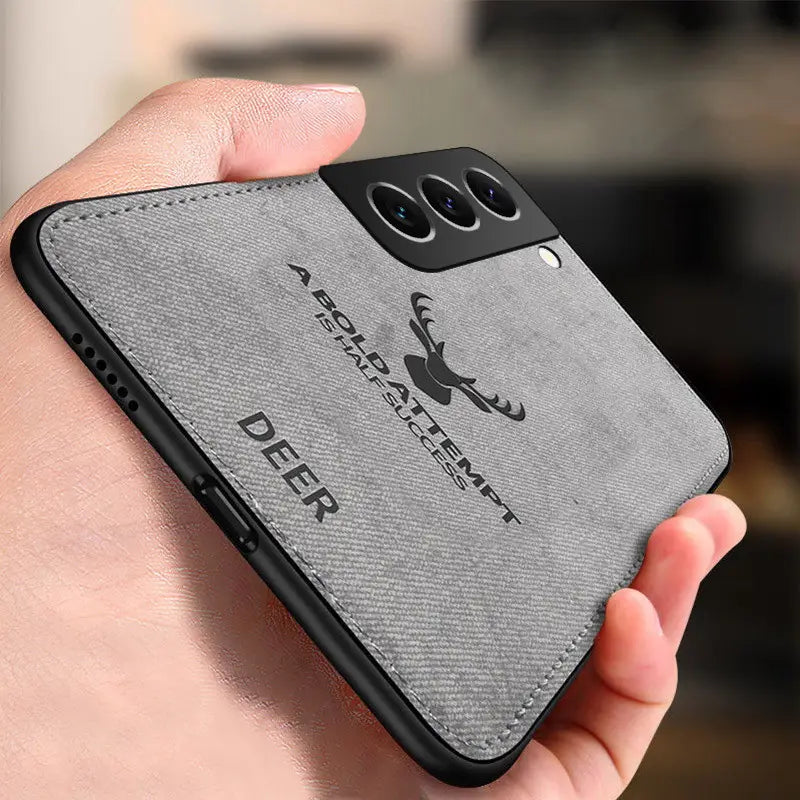 Deer Pattern Elegance Leather Case Mobile Case by CoverMeUp - Style 16