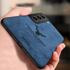 Deer Pattern Elegance Leather Case Mobile Case by CoverMeUp - Style 15