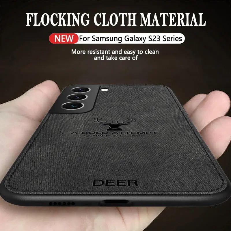 Deer Pattern Elegance Leather Case Mobile Case by CoverMeUp - Style 17