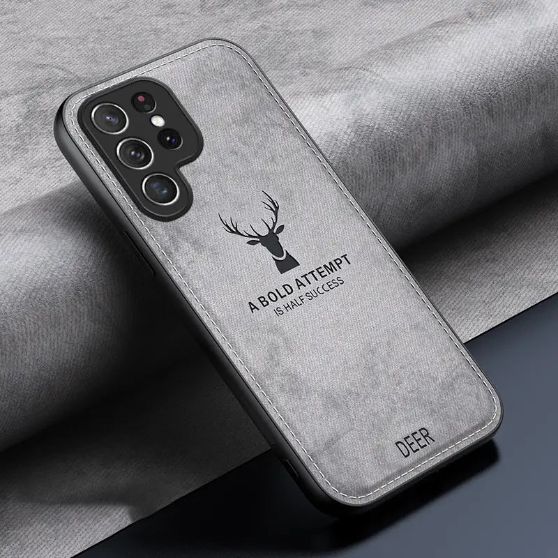 Deer Pattern Elegance Leather Case Mobile Case by CoverMeUp - Style 12