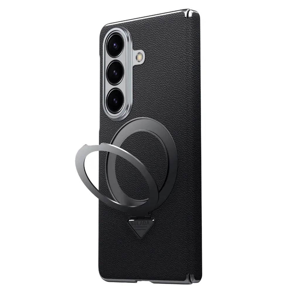 Galaxy Z Fold7 Infinity Luxe Leather Kickstand Case Mobile Case by CoverMeUp - Style 9