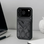 Protective Apple iPhone Back Cover - Luxury Branded Magsafe Compatible Case with Magsafe Wallet for iPhone 17 Air