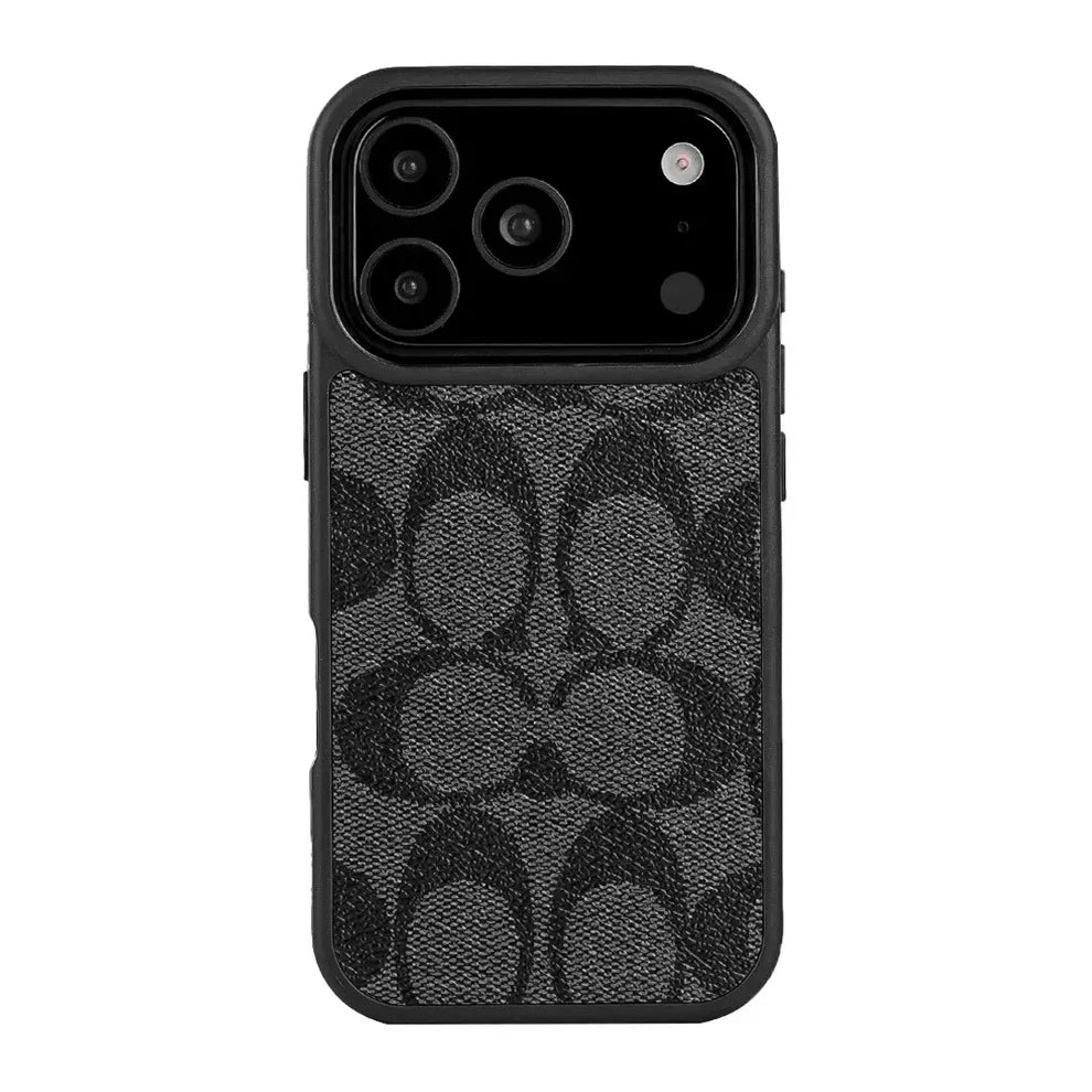 Protective Apple iPhone Back Cover - Luxury Branded Magsafe Compatible Case with Magsafe Wallet for iPhone 17 - Style 3