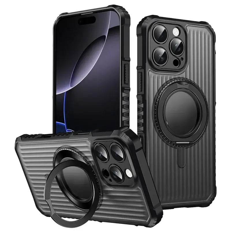 Bolt Clad Magnetic Kickstand Case Mobile Case by CoverMeUp